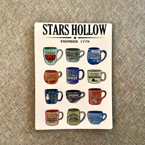 Gilmore Girls Stars Hollow Coffee Magnet - Picture 3 of 5